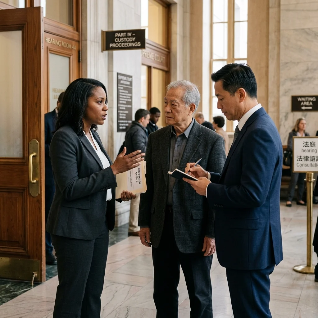 Court-certified Cantonese legal interpreter for depositions, immigration court, and trial proceedings