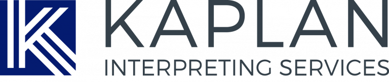 Kaplan Interpreting Services Black Logo